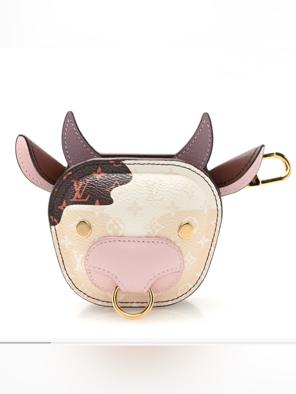 Louis Vuitton LV Cow Pouch Bag Charm – M02051 🐮